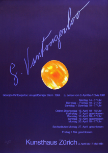 Bill, Max - 1981 - Kunsthaus Zürich (Vantongerloo)