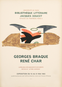 Braque, Georges - 1963 - (Lettera amorosa - LAmitié)  Université de Paris - Bibliothèque Littéraire Jacques Doucet
