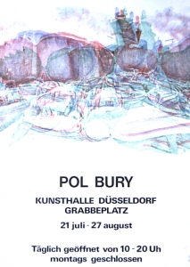 Bury, Pol - 1972 - Kunsthalle Düsseldorf