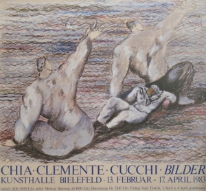 Chia, Sandro - 1983 - (mit Clemente und Cucchi) Kunsthalle Bielefeld