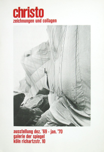 Christo (Javacheff) - 1969 - Galerie Der Spiegel Köln (Wrapped Coast, Little Bay / Australia, One Million Square Feet)