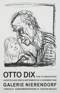 Dix, Otto - 1966 - (Selbstbildnis mit Enkelkind) Galerie Nierendorf Berlin
