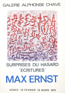Ernst, Max - 1971 - (Surprises du hasard / Ecritures) Galerie Chave Vence