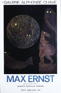 Ernst, Max - 1973 - (qui ne peint plus) Galerie Chave