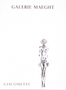 Giacometti, Alberto - 1961 - (standing woman) Galerie Maeght