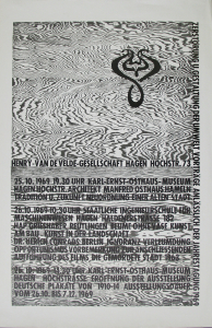 Grieshaber, HAP - 1969 - Henry-van de Velde-Gesellschaft Hagen (Zerstörung und Gestaltung der Umwelt)