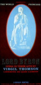 Indiana, Robert - 1972 - (Lord Byron) Juilliard Theater