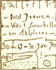 Janssen, Horst - 1969 - Galerie 1+1 Helsingborg