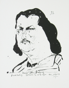 Janssen, Horst - 1967 - Buchhandlung Hansen Laatzen Hamburg (Honoré de Balzac)