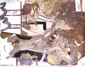 Janssen, Horst - 1978 - (Aquarelle) Galerie Brockstedt Hamburg