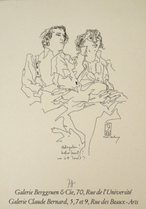 Janssen, Horst - 1980 - Galerie Berggruen und Bernard Paris (Nach Hockney)