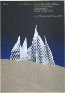 Mack, Heinz - 1972 - Galerie Denise René Hans Mayer Düsseldorf