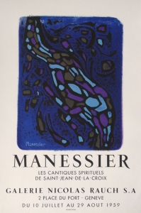 Manessier, Alfred - 1959 - Galerie Rauch (Les cantiques spirituels de Saint-Jean-de-la-Croix)