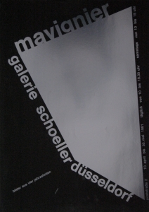 Mavignier, Almir - 1981 - Galerie Schoeller Düsseldorf