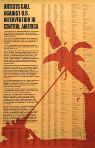 Oldenburg, Claes - 1984 - Against US Intervention