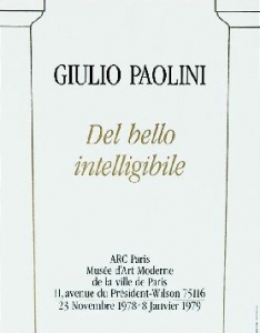 Paolini, Giulio - 1978 - Musée dArt Moderne Paris