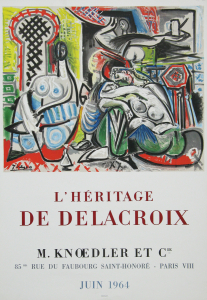 Picasso, Pablo - 1964 - (Lhéritage de Delacroix) Galerie Knoedler