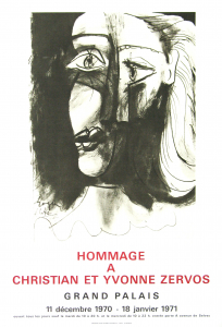 Picasso, Pablo - 1970 - Grand Palais Paris (Hommage à Christian et Yvonne Zervos)