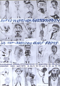 Rainer, Arnulf - 1970 - (Bildnerei der Geisteskranken) Galerie Schöttle