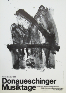 Tàpies, Antoni - 1968 - Donaueschinger Musiktage