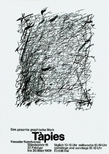 Tàpies, Antoni - 1969 - Kasseler Kunstverein