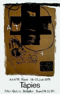 Tàpies, Antoni - 1975 - (Art 675) Erker Galerie St. Gallen