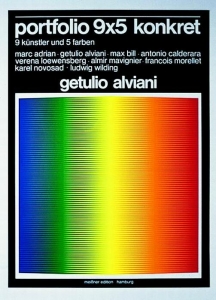 Alviani, Getulio - 1976 - Portfolio 9x5 konkret (waagerecht) Hamburg