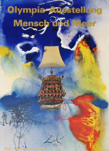 Dali, Salvador - 1972 - Olympische Spiele Kiel (Mensch und Meer)