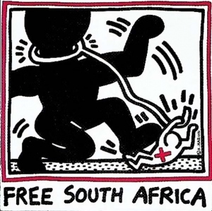 Haring, Keith - 1985 - Free South Africa