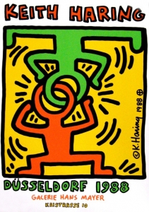 Haring, Keith - 1988 - Galerie Hans Mayer Düsseldorf (Kopfstand)
