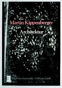 Kippenberger, Martin - 1985 - Galerie Hetzler (Architektur)