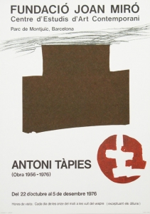 Tàpies, Antoni - 1976 - (Obra 1956-76) Fundació Miró Barcelona