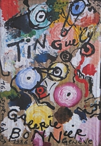 Tinguely, Jean - 1986 - Galerie Bonnier Genf