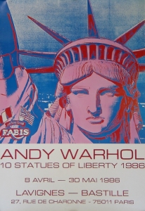 Warhol, Andy - 1986 - Lavignes Bastille Paris (10 Statues of Liberty)