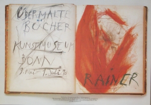Rainer, Arnulf - 1990 - Kunstmuseum Bonn (übermalte Bücher - Leonardo da Vinci)