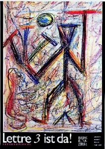 Penck, A.R. - 1988 - Poster für Lettre