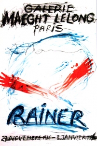 Rainer, Arnulf - 1985 - Galerie Maeght Lelong