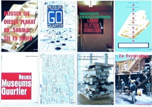 Museumsquartier - 2000 - Serie von 8 Plakaten