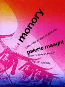 Monory, Jacques - 1981 - Galerie Maeght (ciels, nebuleuses et galaxies)