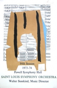 Motherwell, Robert - 1973 - St. Louis Symphony Orchestra
