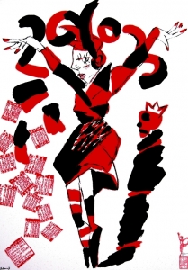 Pfennig, Wolf-Dieter - 2003 - Kalenderplakat 2003 (Tanzende Frau)