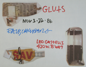 Rauschenberg, Robert - 1986 - Leo Castelli Gallery New York (Gluts)