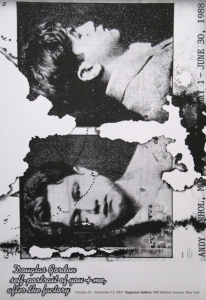Gordon, Douglas - 2007 - Gagosian Gallery New York (selfportrait with you + me, after the factory / Andy Warhol)