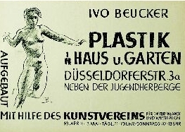 Beucker Ivo 1953 Plastik In Haus Und Garten Dusseldorf