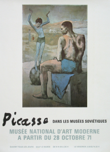 Picasso, Pablo - 1971 - Musée National dArt Moderne Paris (Picasso dans les musées sovjétiques / Junger Akrobat auf einem Ball)