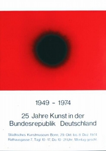 Piene, Otto - 1974 - Kunstmuseum Bonn (25 Jahre Kunst in der BR Deutschland / schwarze Sonne)