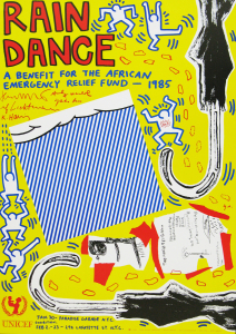 Basquiat, Jean M./  Haring, Keith/ Lichtenstein, Roy/ Ono, Yoko/  Warhol, Andy - 1985 - Paradise Garage New York (Rain Dance)