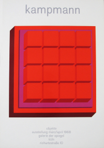 Kampmann, Utz - 1968 - Galerie Der Spiegel Köln