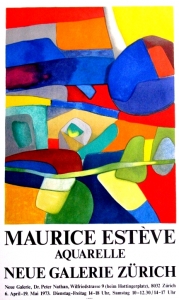 Estève, Maurice - 1973 - Neue Galerie Nathan Zürich