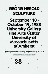 Herold, Georg - 1988 - Amherst University Gallery